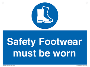 Safety Footwear must be worn